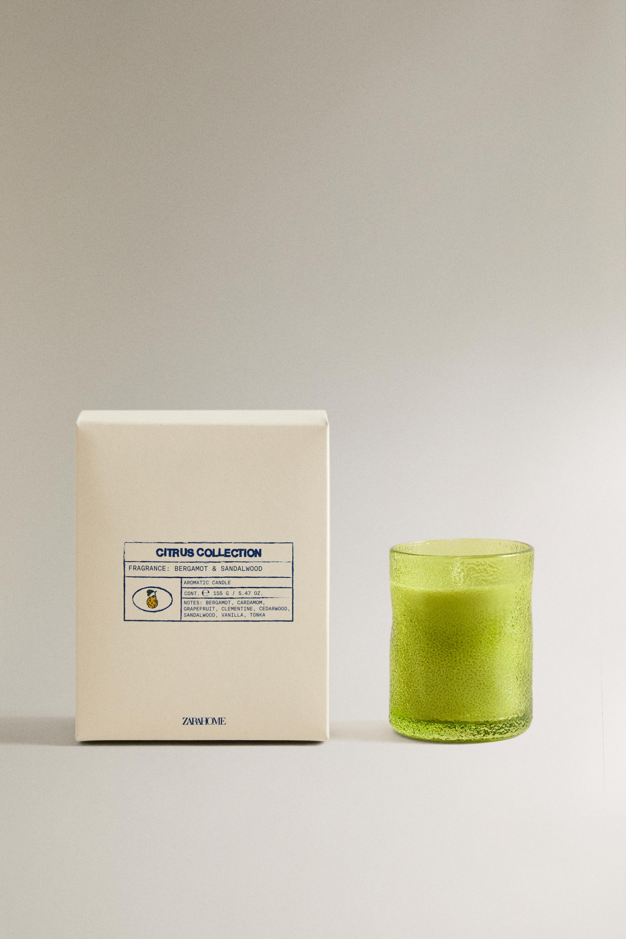 G) BERGAMOT & SANDALWOOD SCENTED CANDLE